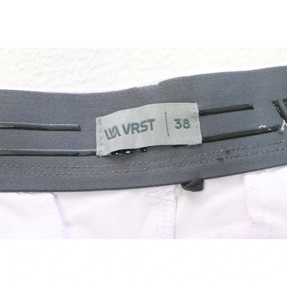 VRST Golf Shorts Mens 38 Lavender Wave Striped Performance Stretch‎ Excellent